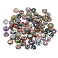 European Polymer Clay Beads, Lantern, mixed colors, nickel, lead & cadmium free, 17*9~12*9mm 