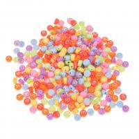 Acryl Alphabet Perlen, DIY, gemischte Farben, 7x7mm, 100PCs/Tasche, verkauft von Tasche