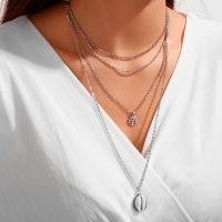 Multi слой ожерелье, цинковый сплав, ювелирные изделия моды & Женский, продается Strand
