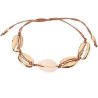 Seashell Bracelets, Shell, with Alloy, Adjustable & fashion jewelry & for woman 160-280mm 