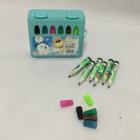 plastique Water Color Pen, Portable & 12 couleurs & pour les enfants, Couleur aléatoire, 70mm, Vendu par boîte