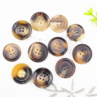 4 Hole Resin Button, Round  