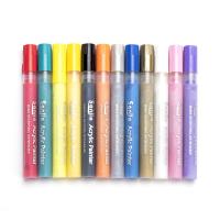 plastique Water Color Pen, 12 pièces, couleurs mélangées, 150mm, Vendu par boîte