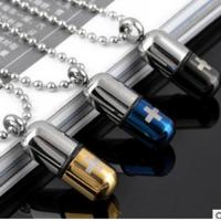 Collier Urn De bijoux de crémation, acier inoxydable, Placage, bijoux de mode & unisexe, plus de couleurs à choisir, 450mm, Vendu par brin