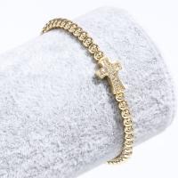 Rhinestone Brass Bracelets, fashion jewelry & for woman & with rhinestone, nickel, lead & cadmium free 