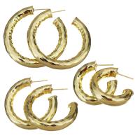 Brass Hoop Earring, plated, fashion jewelry & for woman nickel, lead & cadmium free 