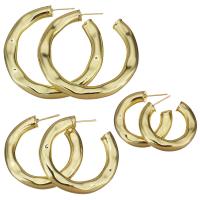 Brass Hoop Earring, plated, fashion jewelry & for woman nickel, lead & cadmium free 