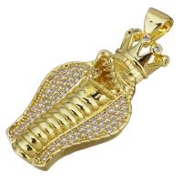 Cubic Zirconia Micro Pave Brass Pendant, plated, fashion jewelry & for woman & with cubic zirconia, nickel, lead & cadmium free Approx 4mm 
