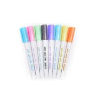 Plastic Highlighter, 8 pieces mixed colors, 144mm 