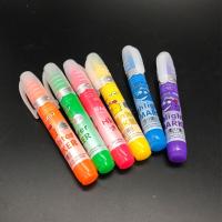 Plastic Highlighter, 6 pieces, mixed colors, 139mm 