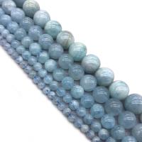 Aquamarin Perlen, hellblau, frei von Nickel, Blei & Kadmium, 4mmuff0c5mmuff0c6mmuff0c7mmuff0c8mmuff0c10mmuff0c12mm, verkauft von Strang