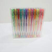 Plastic Gel Pen, with PVC Plastic, colored refill & for children, 150mm 