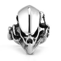 Кольцо из нержавеющей стали, нержавеющая сталь, Мужский, серебряный, продается PC