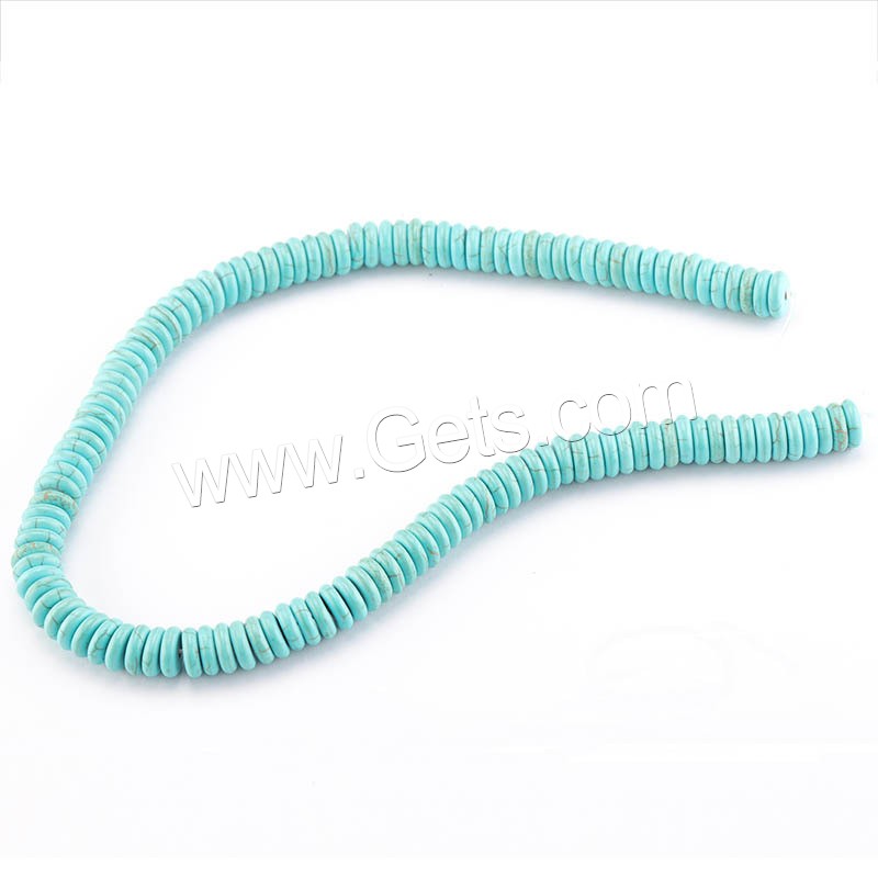 Synthetic Turquoise Spacer Bead, DIY & different size for choice, green, Sold By Strand