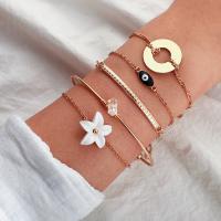 Bracelets En alliage de zinc, bracelet & Bracelet, bijoux de mode & pour femme, Vendu par fixé