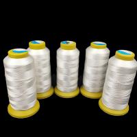 Polyester Cord, with plastic spool, handmade white 