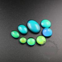 Glass Cabochon & change their color according to the temperature 