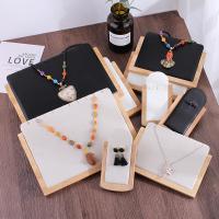 Velvet Necklace Display, Bamboo, durable 