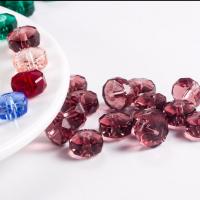 Flache runde Kristall Perlen, plattiert, DIY & verschiedene Größen vorhanden, mehrere Farben vorhanden, verkauft von Tasche