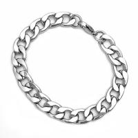 Stainless Steel Chain Bracelets, plated, fashion jewelry & for man [