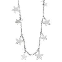 Stainless Steel Jewelry Necklace, with 2 inch extender chain, for woman, silver color  1.5mm Approx 17 Inch 