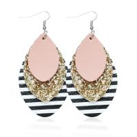 Fashion Create Jewelry Earring, PU Leather, fashion jewelry & for woman 