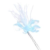 Hair Stick, Feather, Feather nickel, lead & cadmium free, 150mm, 1/Bag 