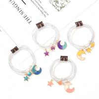 Ponytail Holder, Cloth, with Zinc Alloy, three layers & durable & for woman & enamel 60mm 