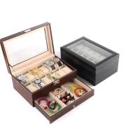 Multifunctional Jewelry Box, PU Leather, Double Layer & durable 