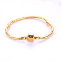 Brass European Bracelet Cord, plated, DIY & snake chain 