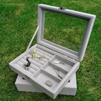 Multifunctional Jewelry Box, Velveteen, DIY 