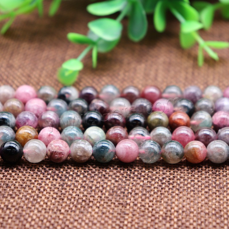 Natürlicher Turmalin Perlen, DIY & verschiedene Größen vorhanden, Länge:ca. 15.7 ZollInch, verkauft von Strang