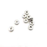 Brass Spacer Beads, with Zinc Alloy, Donut, plated, DIY khaki 
