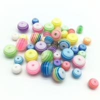 Granos plásticos de la moda, Plástico, Joyería & para mujer, color mixto, 8mm, agujero:aproximado 1.8-2mm, 450PCs/Caja, Vendido por Caja