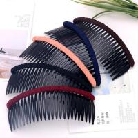 Decorative Hair Combs, Acrylic, with Cloth, durable & for woman 