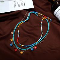 Fashion Multi Layer Necklace, Zinc Alloy, with Plastic, plated, fashion jewelry & for woman, nickel, lead & cadmium free 