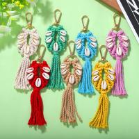 Zinc Alloy Key Clasp, with Cotton Fabric, plated, fashion jewelry nickel, lead & cadmium free 