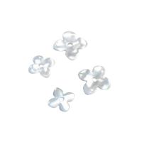 coquille calotte de perle, fleur, DIY & normes différentes pour le choix, blanc, Vendu par PC