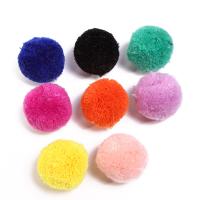Искусственный мех DIY плюшевые шары, Много цветов для выбора, 20mm, 1000ПК/сумка, продается сумка