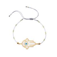Glass Seed Beads Bracelets, Seedbead, fashion jewelry, white 