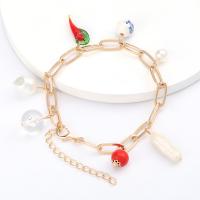 Zinc Alloy Resin Bracelets, with Resin, plated, fashion jewelry & for woman, nickel, lead & cadmium free 