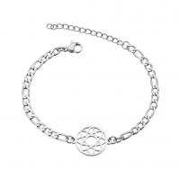 Stainless Steel Charm Bracelet, plated, fashion jewelry & for woman 15mm 