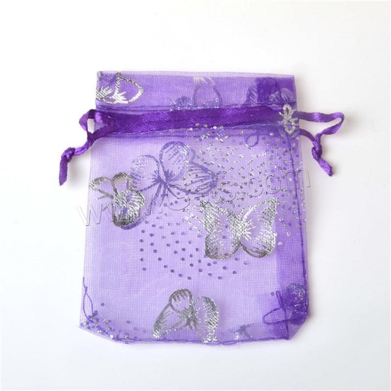 Organza Jewelry Pouches Bags, Gauze, Rectangle, portable & different size for choice, more colors for choice, Sold By PC