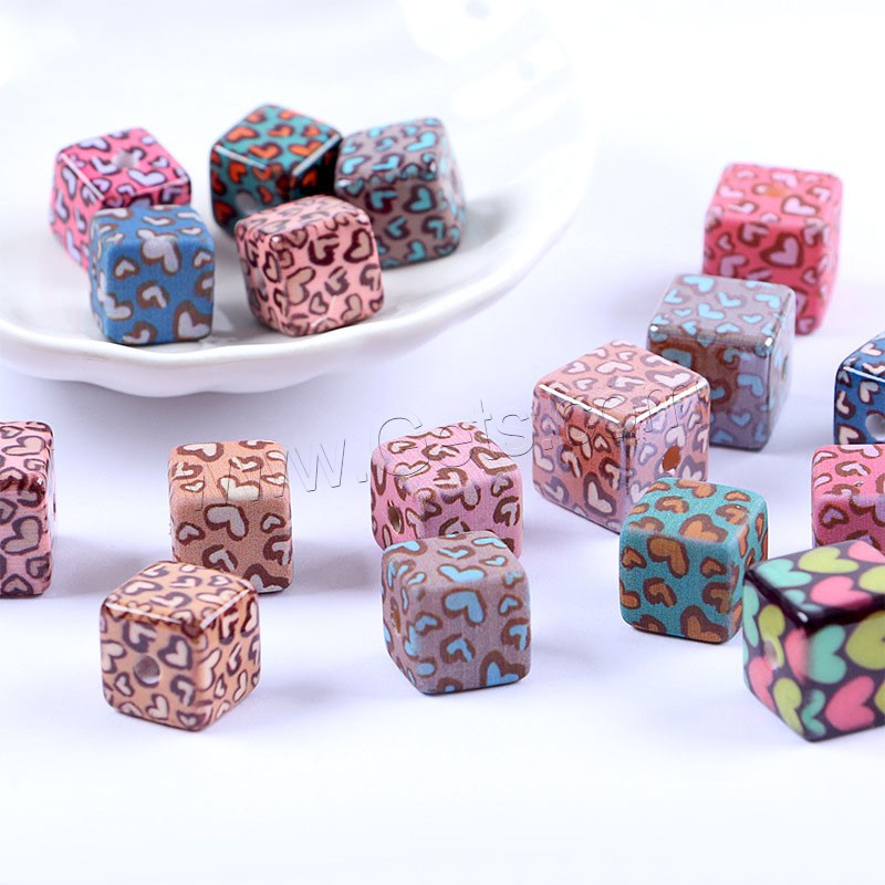 Acrylic Hair Accessories DIY Findings, Square, different size for choice, more colors for choice, Sold By PC