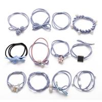 Ponytail Holder, Rubber Band, hair jewelry elastic, 12 pieces & fashion jewelry & for woman 