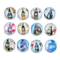 Time Gem Cabochon, Glass, durable & fashion jewelry 18mm 