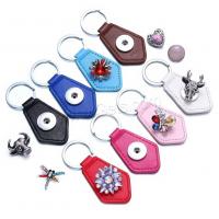 PU Leather Key Clasp, with Zinc Alloy, fashion jewelry & for woman 