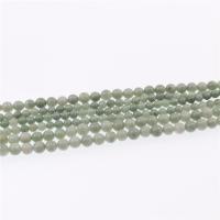 Dyed Jade Beads, Lushan Jade, Round, polished, DIY green Approx 15.4 Inch 