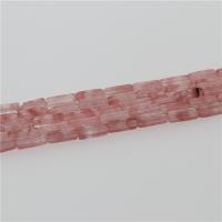 Cherry Quartz Bead, Rectangle, polished, DIY, pink Approx 15.4 Inch  