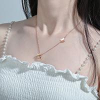 Stainless Steel Jewelry Necklace, plated, fashion jewelry & for woman 51-80cm 